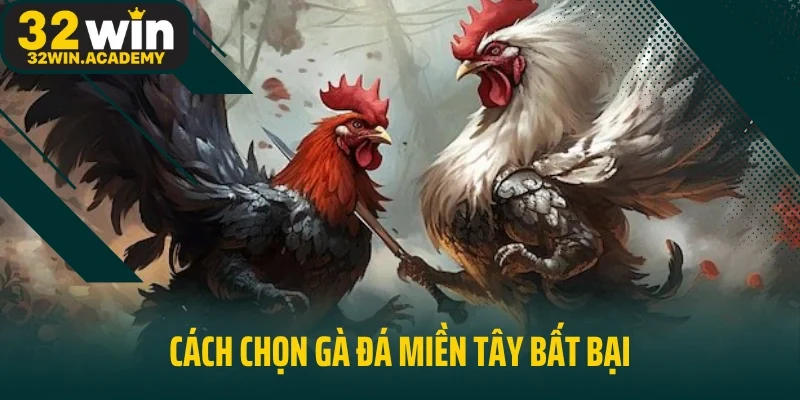 Cách chọn gà đá miền Tây bất bại