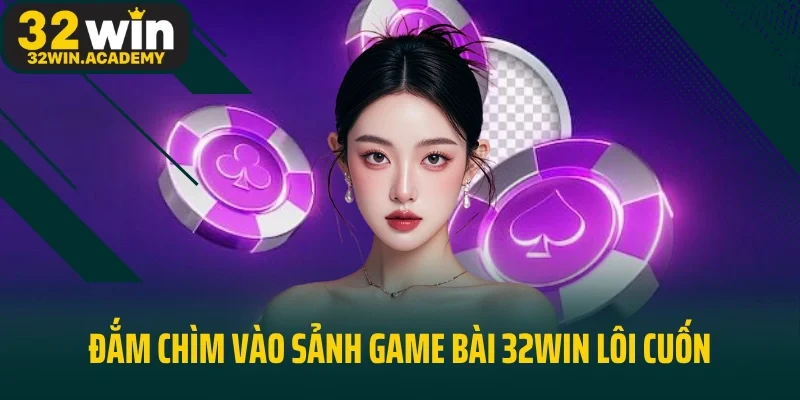 Đắm chìm vào sảnh game bài 32win lôi cuốn