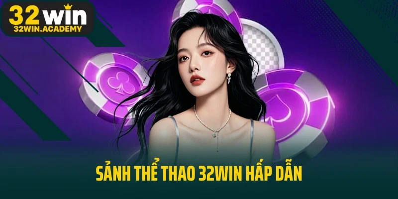 Sảnh thể thao 32win hấp dẫn